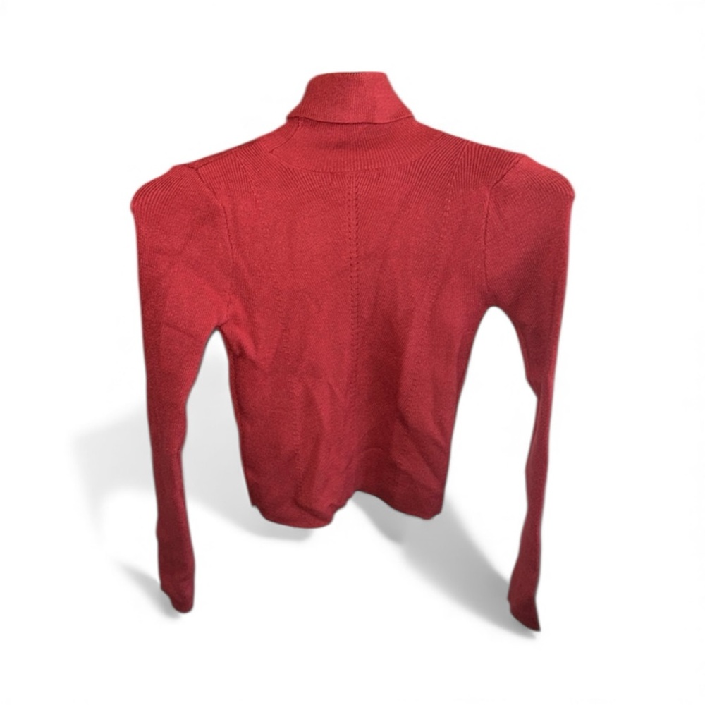 Forever 21 Rich Red Turtleneck Sweater